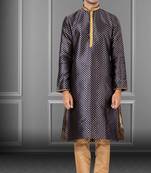 Festive Wear Designer Jacquard Silk Heavy Kurta With Pyjama