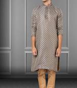 Festive Wear Designer Jacquard Silk Heavy Kurta With Pyjama