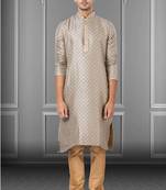 Festive Wear Designer Jacquard Silk Heavy Kurta With Pyjama