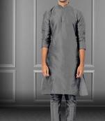 Festive Wear Designer Dhupion Raw Silk Heavy Kurta With Pyjama