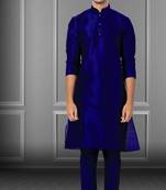 Festive Wear Designer Dhupion Raw Silk Heavy Kurta With Pyjama