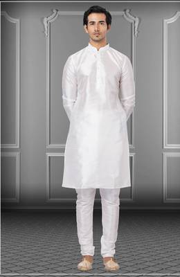 Festive Wear Designer Dhupion Raw Silk Heavy Kurta With Pyjama 1