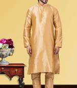 Festive Wear Designer Dhupion Raw Silk Heavy Kurta With Pyjama