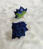 Blue Rose Flowers Hair Clips,Hair Accessories,Hair Pins for B'day,Gift(2 Pack)