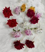 MultiColour Flowers Hair Clips,Hair Accessories,Hair Pins for B'day,Gift(14Pack)