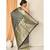 Blue woven pure uppada silk saree with blouse