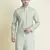 Mint Cotton Printed Men's Kurta