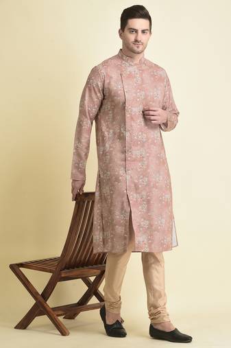 Tabard Kurta and Churidar Set For Men