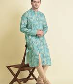 Tabard Kurta and Churidar Set For Men