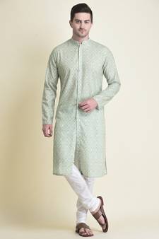 Tabard Kurta and Churidar Set For Men