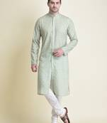 Tabard Kurta and Churidar Set For Men