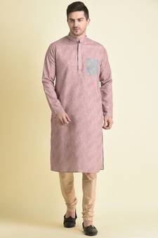 Tabard Kurta and Churidar Set For Men