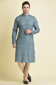 Tabard Kurta and Churidar Set For Men