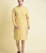 Tabard Kurta and Churidar Set For Men