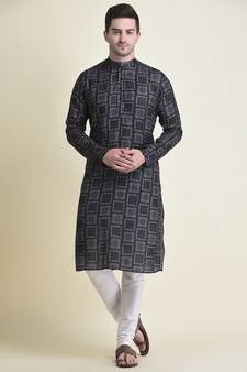 Tabard Kurta and Churidar Set For Men