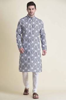 Tabard Kurta and Churidar Set For Men