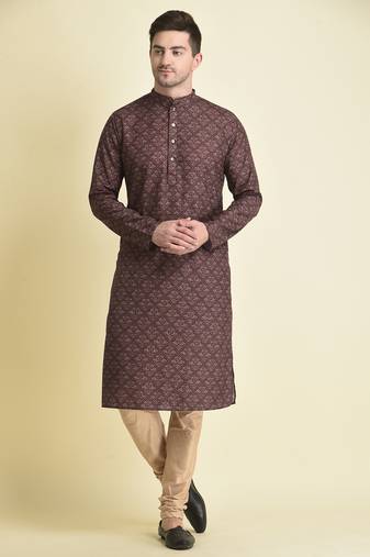 Tabard Kurta and Churidar Set For Men