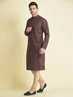 Tabard Kurta and Churidar Set For Men 2