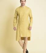 Tabard Kurta and Churidar Set For Men