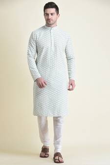 Tabard Kurta and Churidar Set For Men