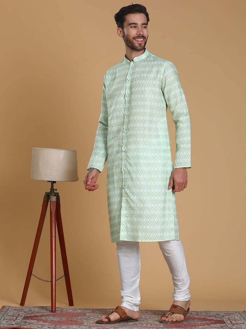 Tabard Kurta and Churidar Set For Men
