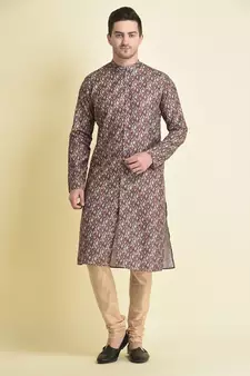 Tabard Kurta and Churidar Set For Men