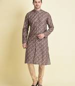 Tabard Kurta and Churidar Set For Men
