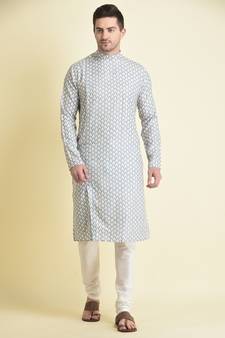 Tabard Kurta and Churidar Set For Men