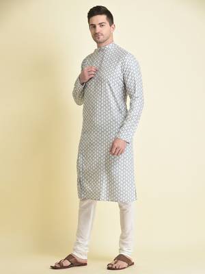 Tabard Kurta and Churidar Set For Men 2