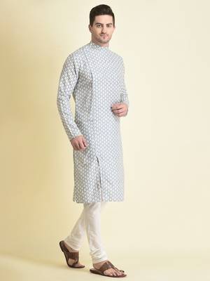 Tabard Kurta and Churidar Set For Men 3