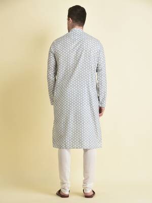 Tabard Kurta and Churidar Set For Men 4