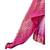 Pink printed pure chiffon saree with blouse