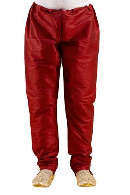 Pink embroidered silk boys-kurta-pyjama 4