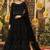 Black Embroidered Wedding Anarkali Suit