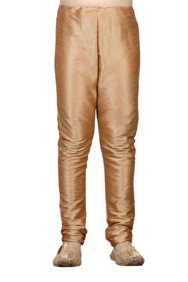 Gold embroidered silk boys-kurta-pyjama 4