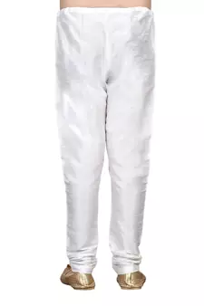 Grey embroidered silk boys-kurta-pyjama