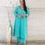 Turquoise Piroja Kurta Set