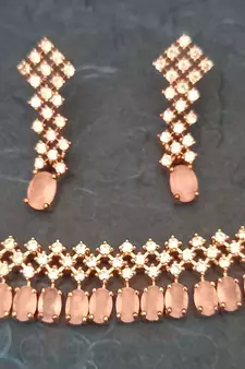 Pink necklace-sets