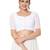Salwar Studio Women's White Georgette Embroidered Readymade Saree Blouse