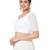 Salwar Studio Women's White Georgette Embroidered Readymade Saree Blouse