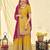 Yellow Color Georgette Sequince Work Palazzo Suit