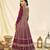 Rani Pink Color Georgette Heavy Work Full Length Anarkali Suit