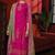 Awesome pure rayon winter wear pink embroidered salwar suit