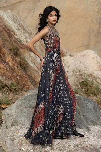 Ombre Poppy Maxi Dress