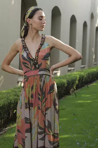 Sundown Tiered Maxi Dress