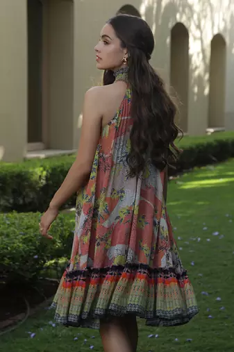 Sundown Halter Neck Dress
