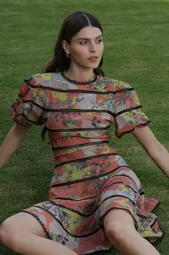 Sundown Tiered Tunic Dress