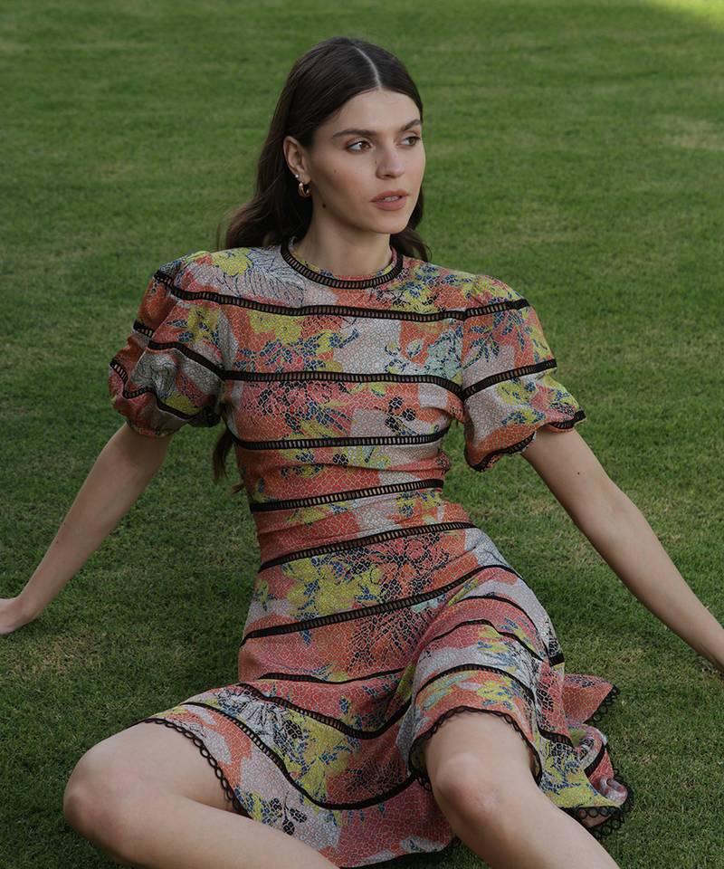 Sundown Tiered Tunic Dress