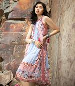 Indigo Botanica Tunic Dress