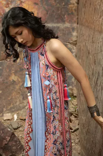 Indigo Botanica Tunic Dress